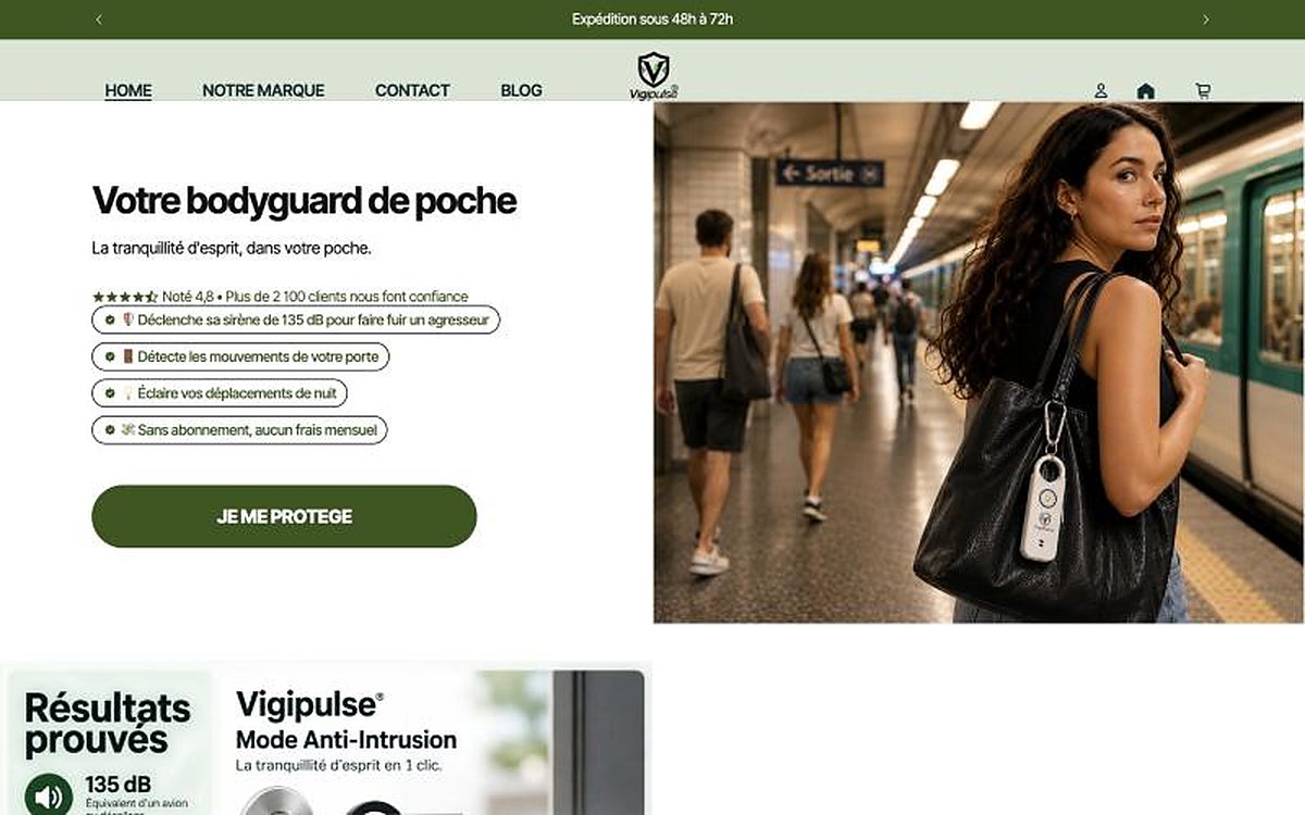 Capture du site de Vigipulse